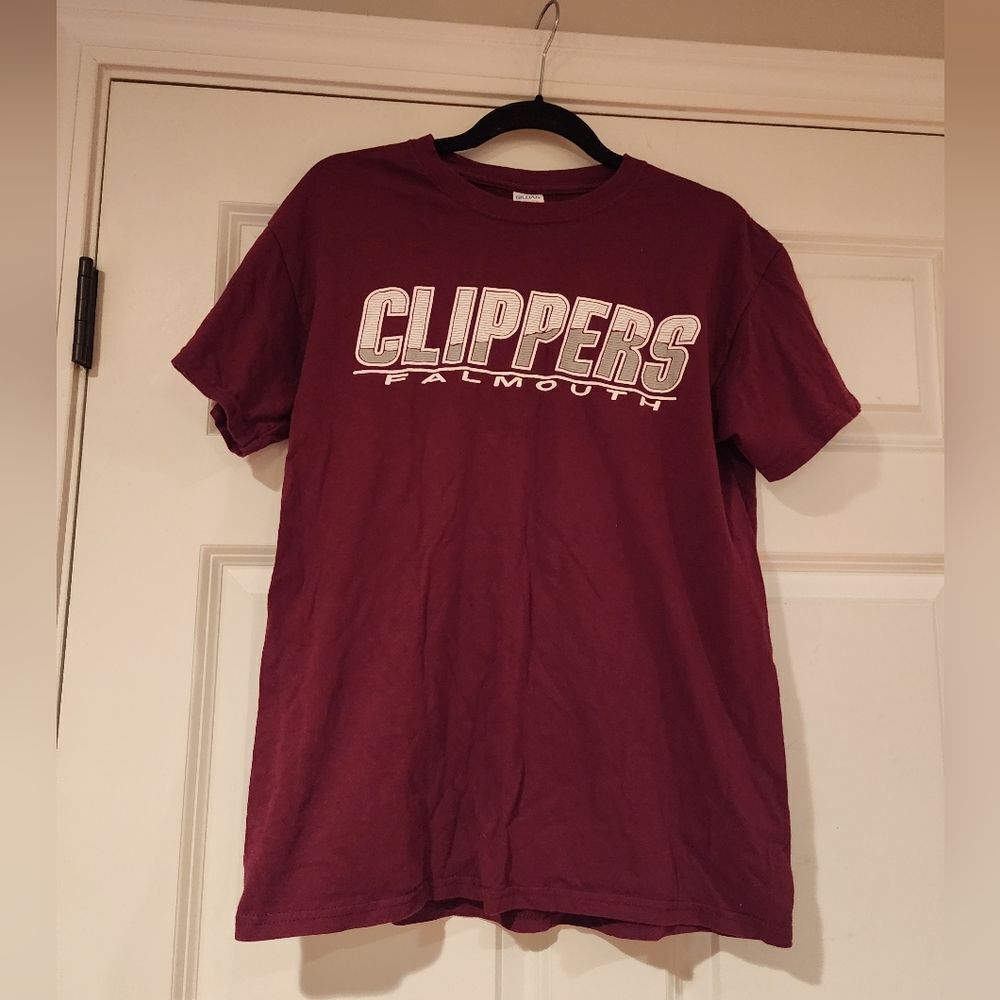 Falmouth Clippers Maroon t shirt